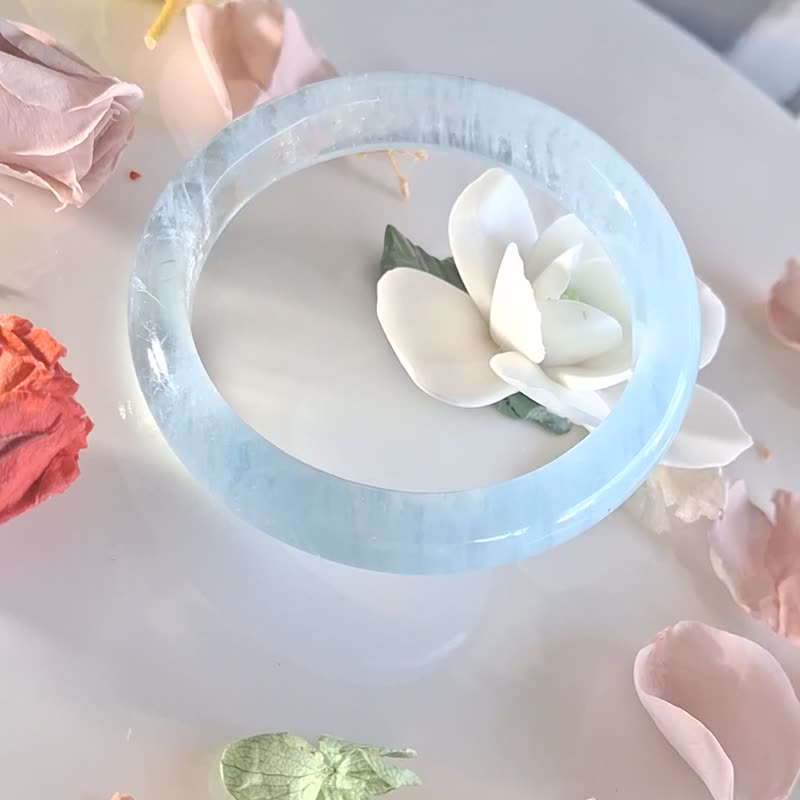 Miss feng天然石-海蓝宝手镯 - 手链/手环 - 玉石 