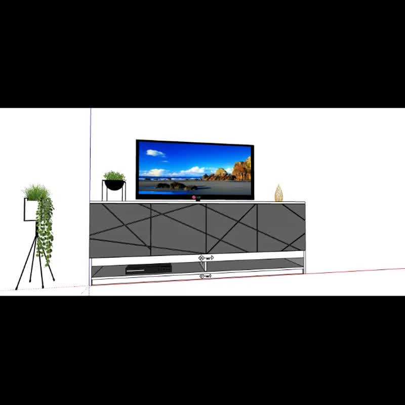 TV stand/ TV CABINET Model code:WBS047 - 电子书/杂志 - 其他材质 