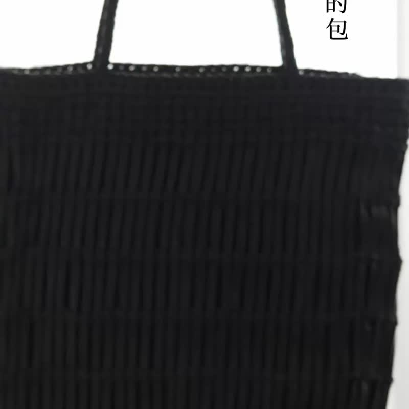 手工牛皮编织随身手机小包 - 侧背包/斜挎包 - 真皮 