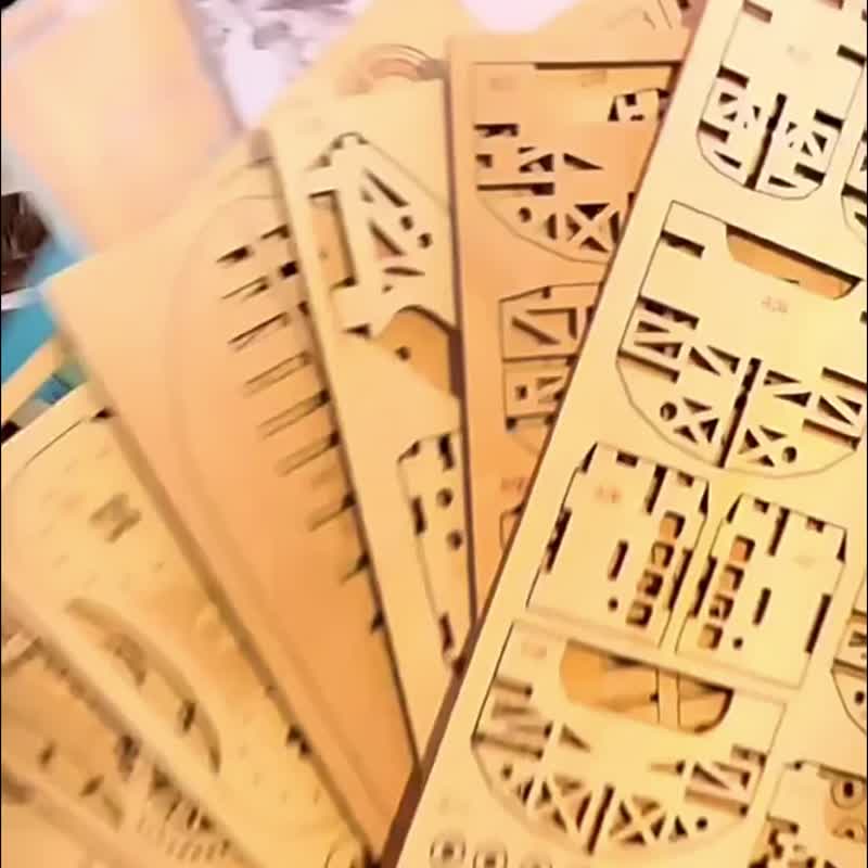 奇幻飞船 环游世界80天-3D木质拼装模型 - 其他 - 纸 