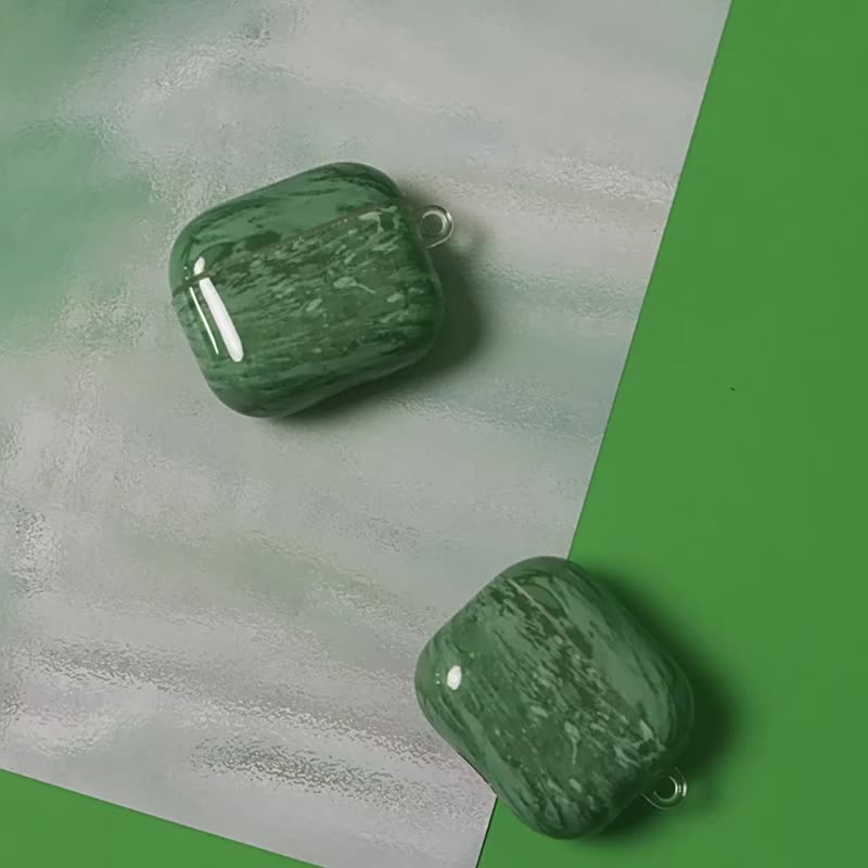 原创 绿色湖面Airpods Pro保护套 - 耳机收纳 - 塑料 绿色