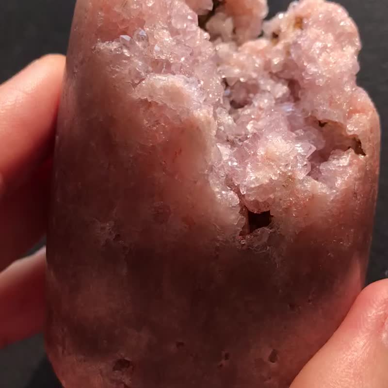 巴西 Pink Amethyst 紫粉晶柱 紫晶镇 水晶柱 水晶  盆景 crystal - 摆饰 - 水晶 粉红色