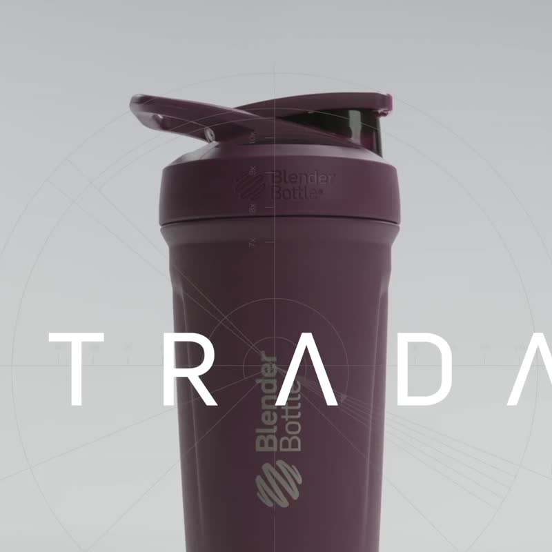 BlenderBottle Strada Sleek 限量特别款 不锈钢锁扣式摇摇杯25oz - 水瓶/水壶 - 不锈钢 多色