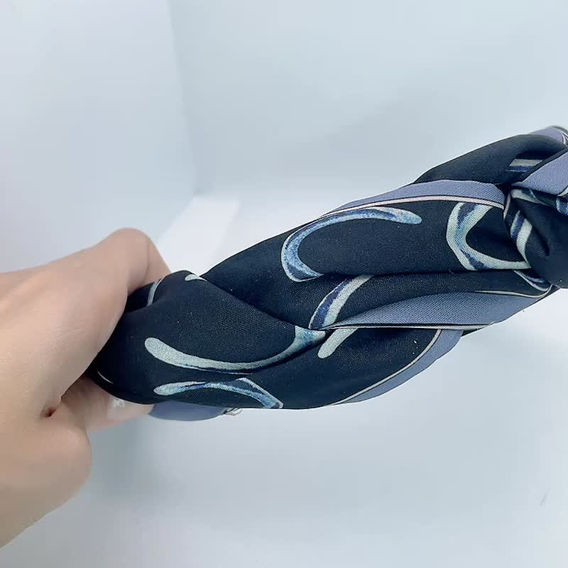 手工塑形减压发箍 -文青 - 发带/发箍 - 聚酯纤维 