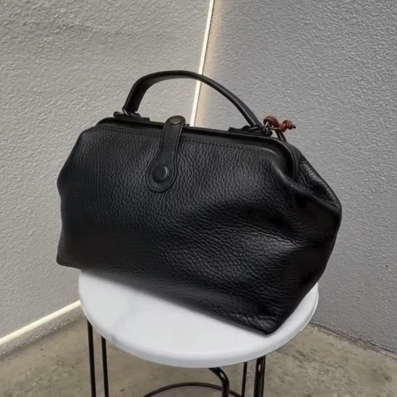 Atelier nuu parcel mist 迷你杜勒斯包 黑色 日本丰冈鞄 - 侧背包/斜挎包 - 其他材质 