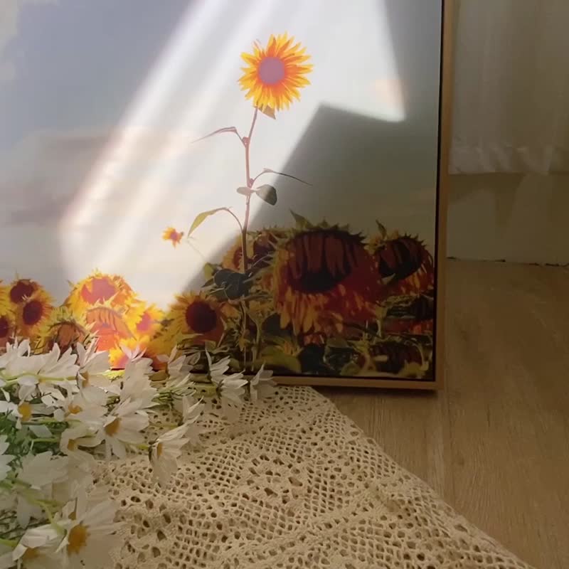 徜徉花海•向日葵III－挂画/向日葵田/向日葵挂画/明朗/太阳花 - 海报/装饰画/版画 - 棉 多色