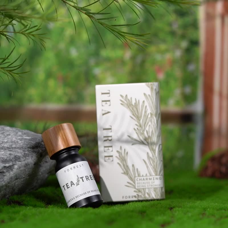 茶树香氛精华 - 一瓶只有植物的扩香香氛 - 香薰/精油/线香 - 精油 绿色