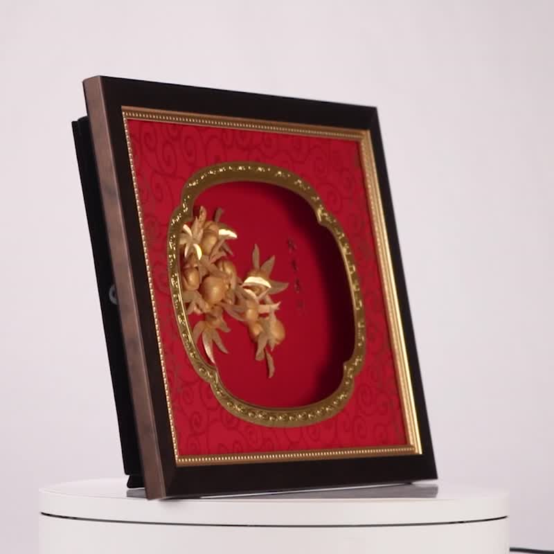 桃李满门│教育界礼物、谢师礼品特别推荐 │金箔画 - 海报/装饰画/版画 - 24k 金 金色