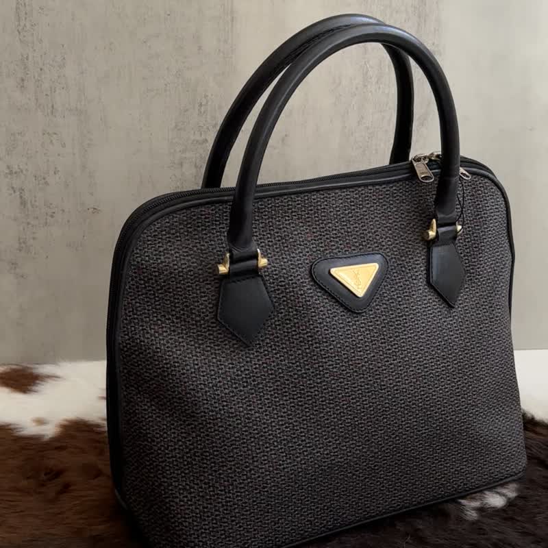 YSL 圣罗兰  手提包 - 手提包/手提袋 - 真皮 黑色