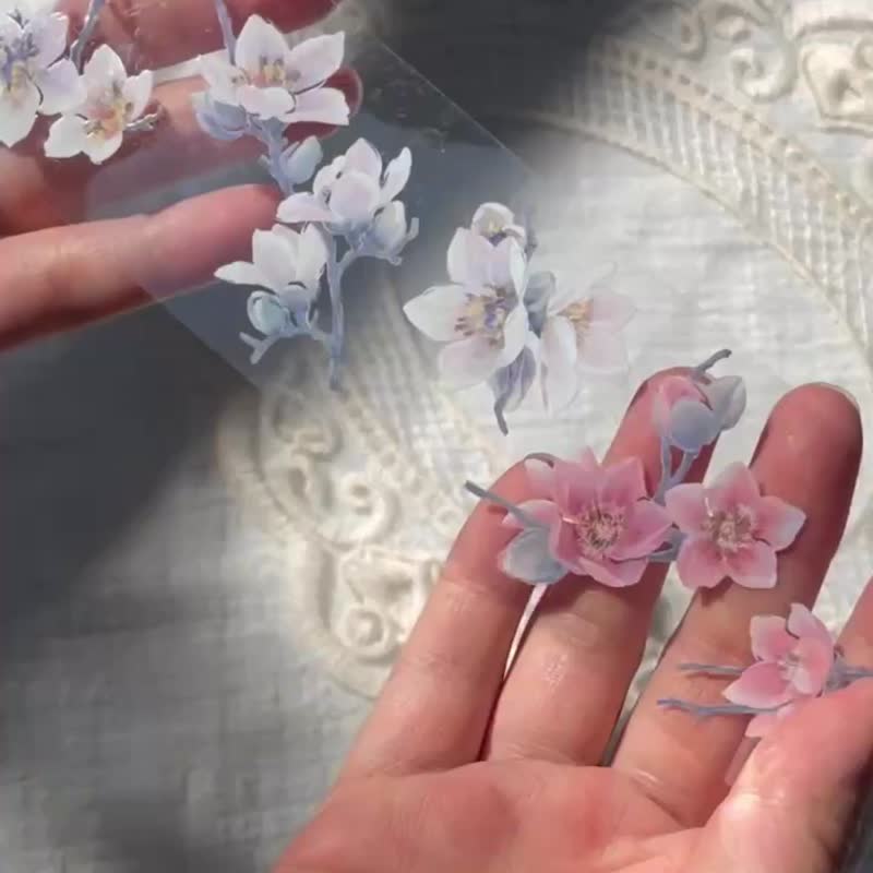 木上花 - 5cm 亮面PET胶带 - 纸胶带 - 塑料 