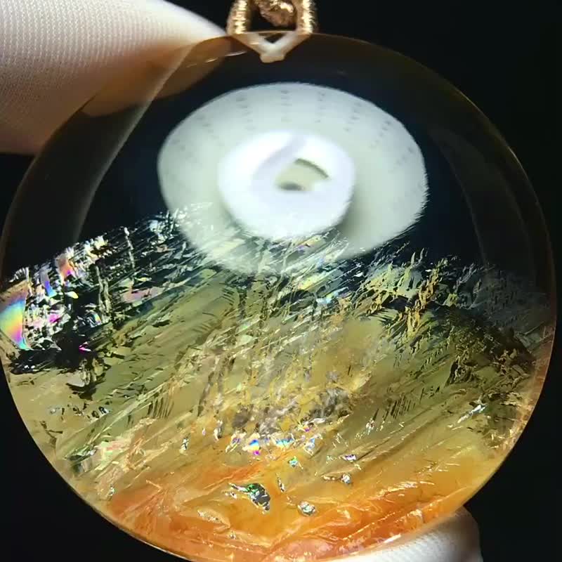 收藏级天然水晶黄胶花白菜摆件 精工雕刻 造型饱满 百路来财 - 其他 - 水晶 