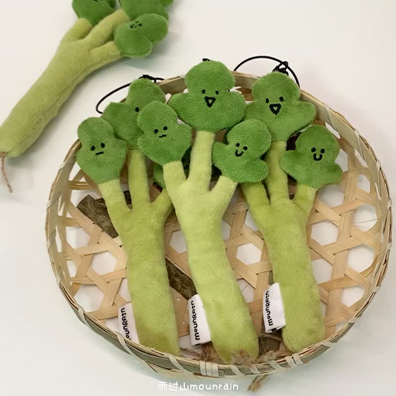 【雨过山】原创精品香菜毛绒挂件可爱香菜钥匙扣搞怪背包挂饰玩偶 - 其他 - 其他材质 