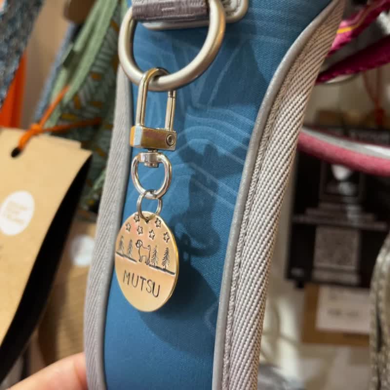 手工定制金属狗牌 宠物名牌 项圈吊牌 森林系02 - 订制抱枕/饰品 - 铝合金 