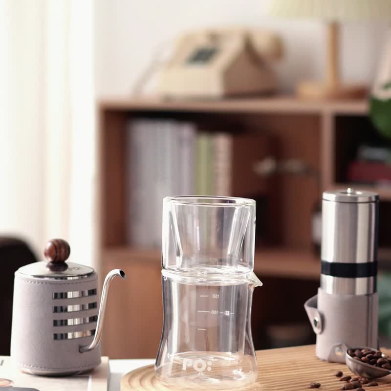 【手冲咖啡套装】STACKPOUR 咖啡滴漏壶 玻璃滴漏壶 手冲壶 圣诞 - 咖啡壶/周边 - 玻璃 