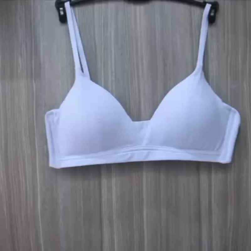 少女睡眠内衣   无钢圈文胸  小胸薄款胸罩 - 女士内衣裤 - 棉．麻 多色