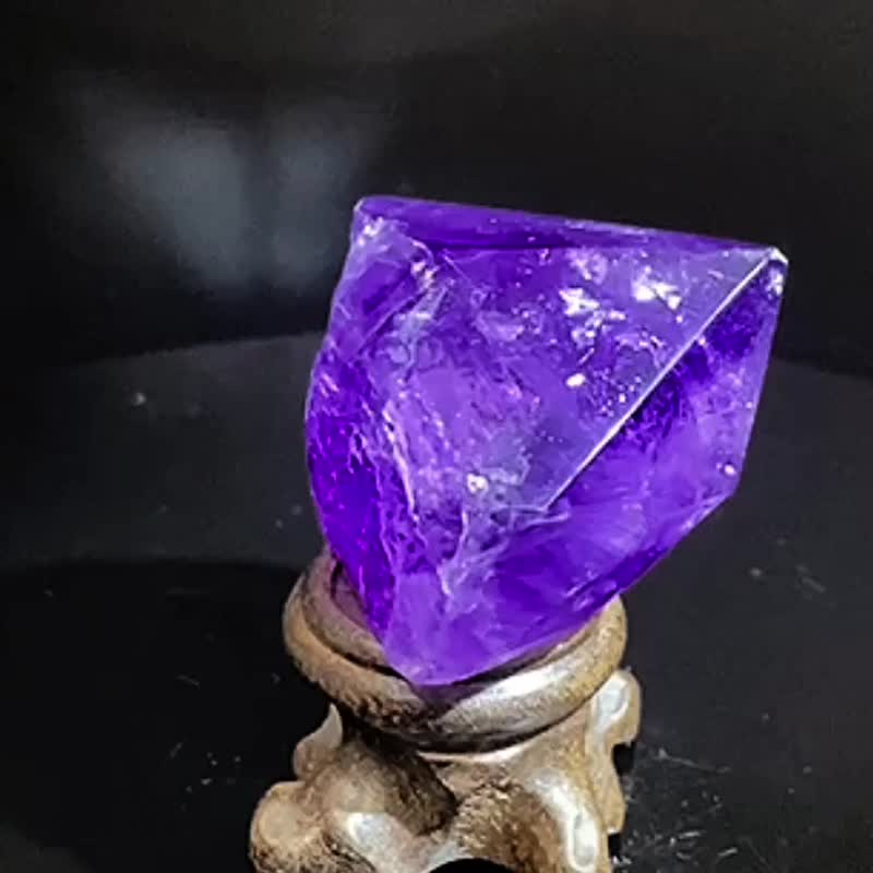精品高紫度紫水晶 骨干水晶 大师水晶能量原矿石 Eleatial Amethy - 摆饰 - 水晶 紫色