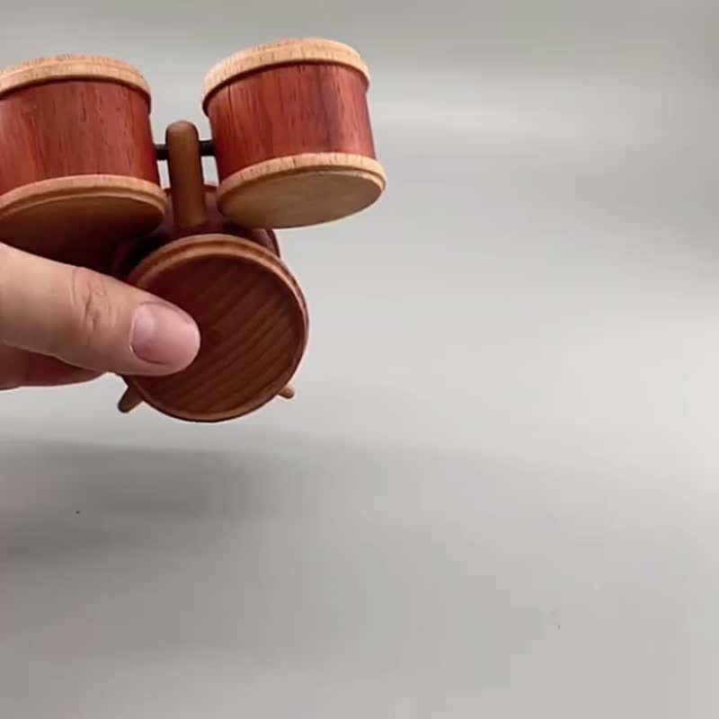 木制 架子鼓 圣诞节礼物 - 摆饰 - 木头 红色