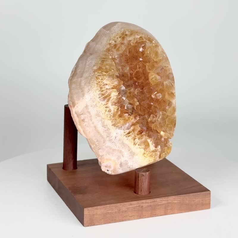 巴西黄水晶镇 280516 - 摆饰 - 水晶 黄色