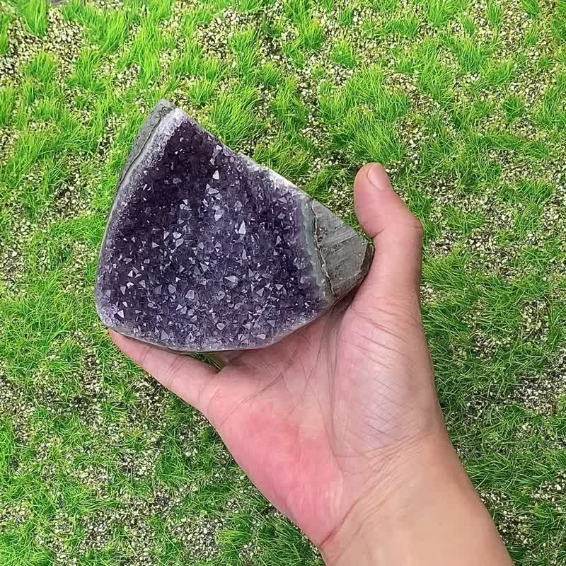 天然原矿几何满天星紫晶簇 //紫水晶 财运 招贵人// 开运 疗愈// - 摆饰 - 水晶 紫色
