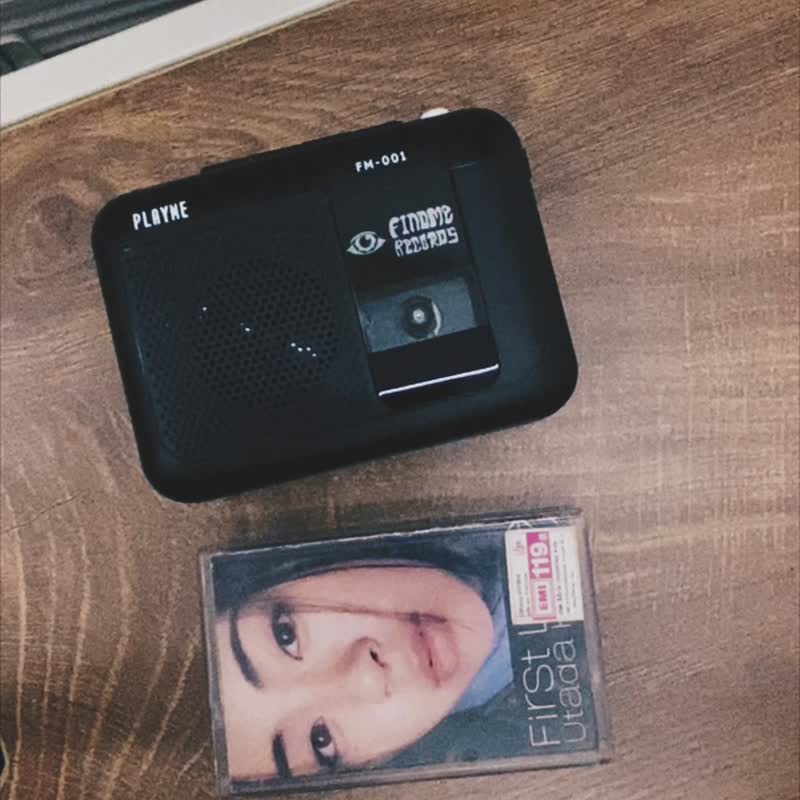 PLAYME 卡式机 录音机 | 情侣 生日纪念 结婚礼物 情人节礼物 - 数码小物 - 塑料 黑色