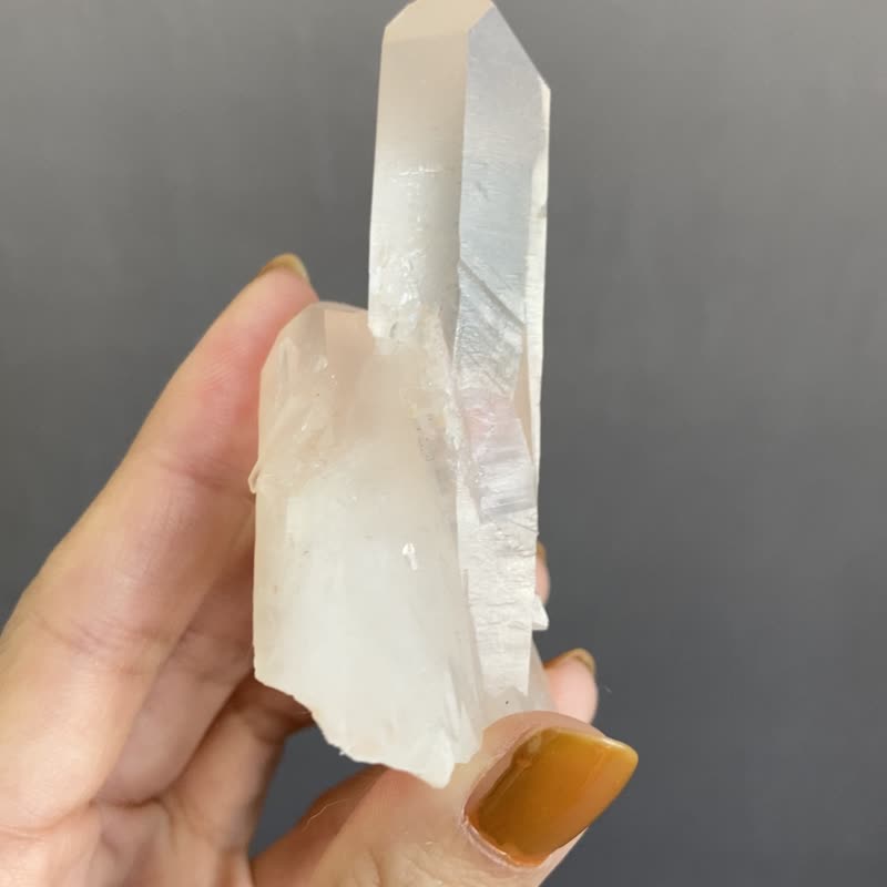 优质天然 l 白水晶 白水晶簇 马达加斯加 水晶 矿石 无优化无染 - 摆饰 - 水晶 白色