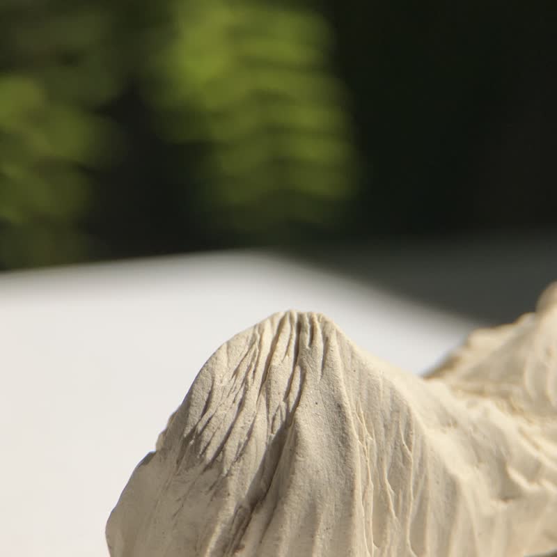 Wendyyu【小山座】09 卡片/名片座 陶瓷 扩香道具 装饰 圣诞礼物 - 名片架/名片座 - 陶 