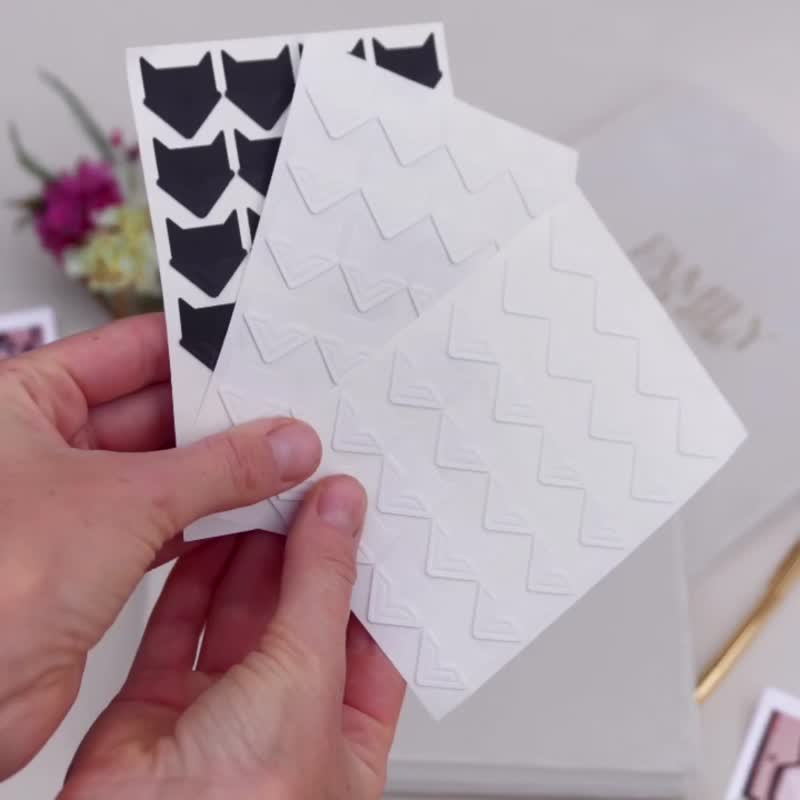 自黏照片角落 – 仅限附加组件。不能单独购买 - 木工/竹艺/纸艺 - 纸 白色