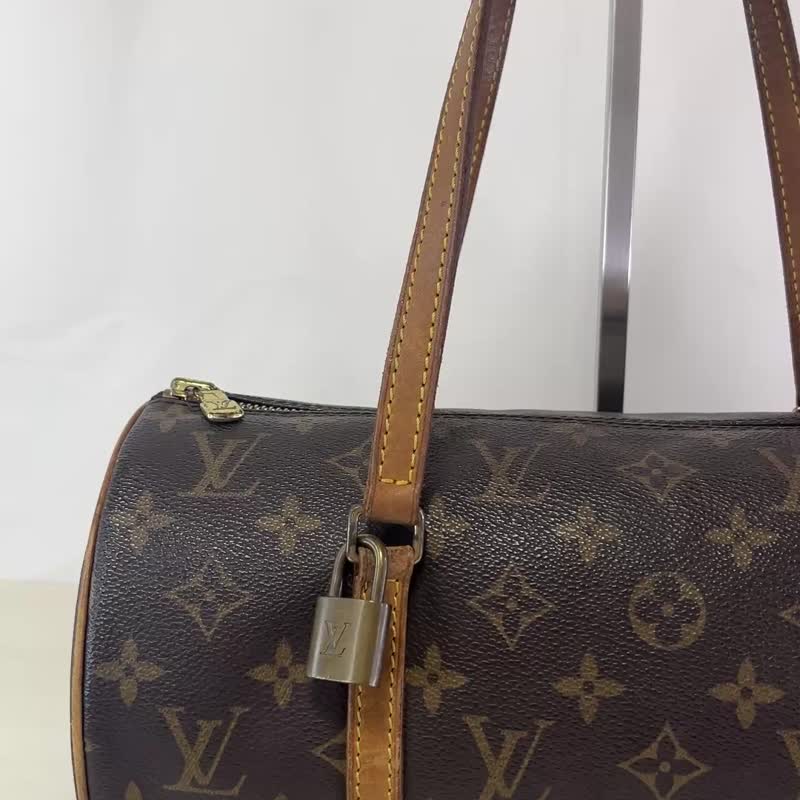 Louis Vuitton 路易威登 Papillon 30 Monogram 手提包 附小收纳包 M51385 - 手提包/手提袋 - 真皮 咖啡色