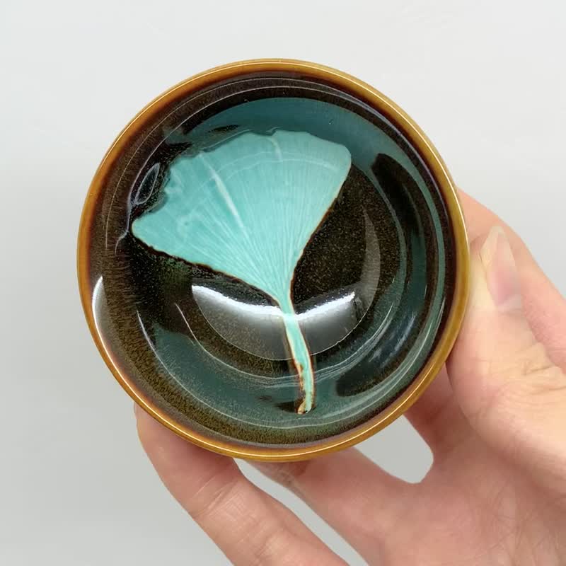 木叶天目功夫杯 60ml 邱毓宁 莺歌烧 B9-07 - 茶具/茶杯 - 瓷 多色
