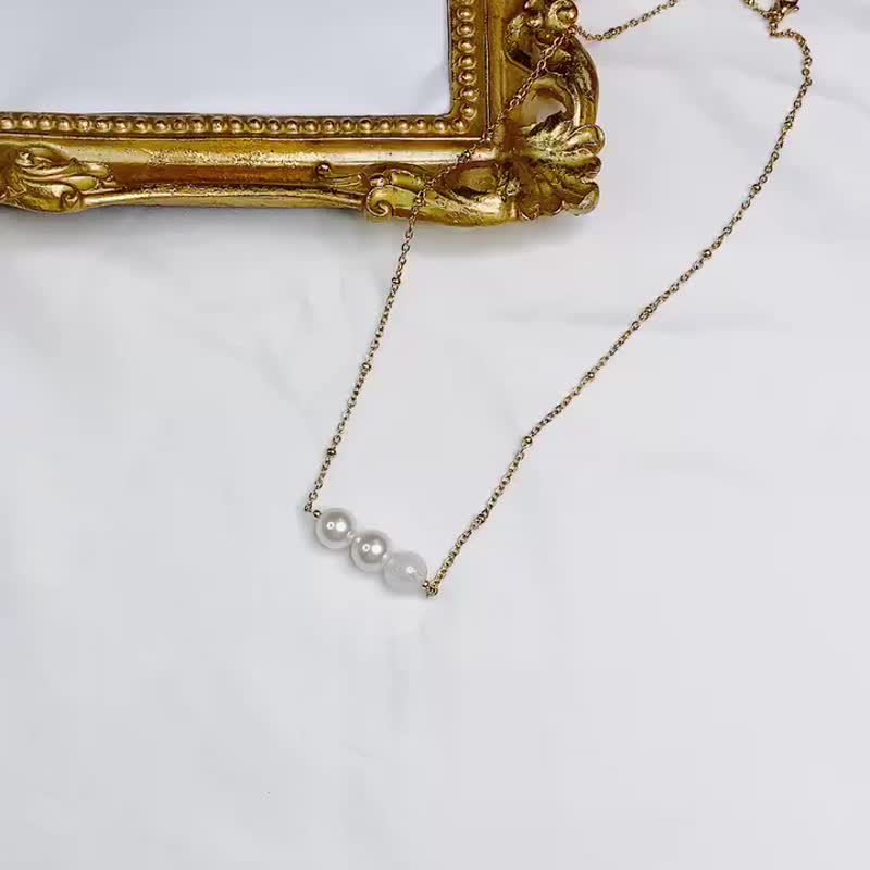 【Cinnamonmon 希娜梦梦 香氛饰品】平衡木 精油链 | 圣诞礼盒 - 项链 - 玻璃 