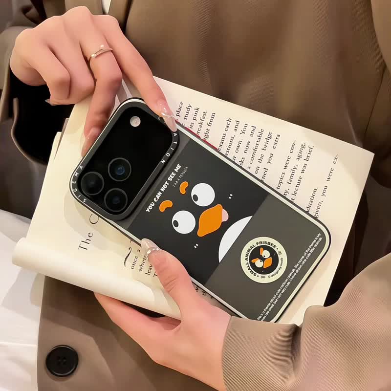 【隐藏式磁吸】Mood木白铝合金按键全磨砂防摔防刮iPhone17p-17pm - 手机壳/手机套 - 塑料 黑色