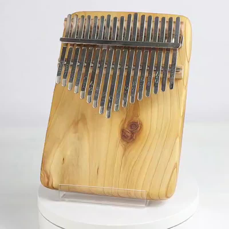 美西侧柏拇指琴/17音拇指琴/KALIMBA - 吉他/乐器 - 木头 咖啡色