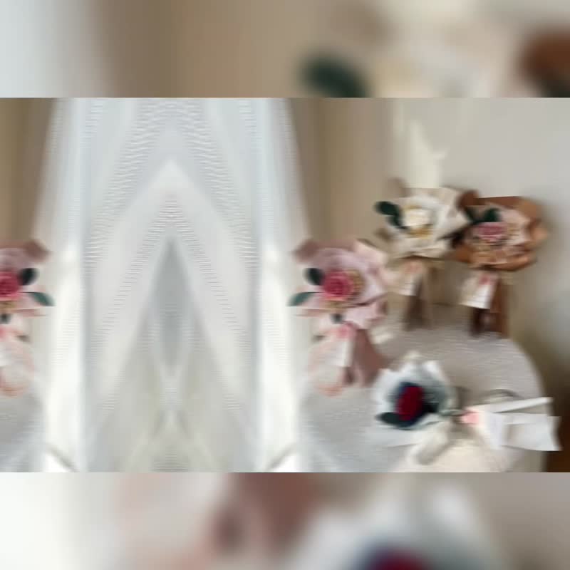 韩风清新玫瑰小花束 干燥花束 情人节花束 - 干燥花/捧花 - 植物．花 多色