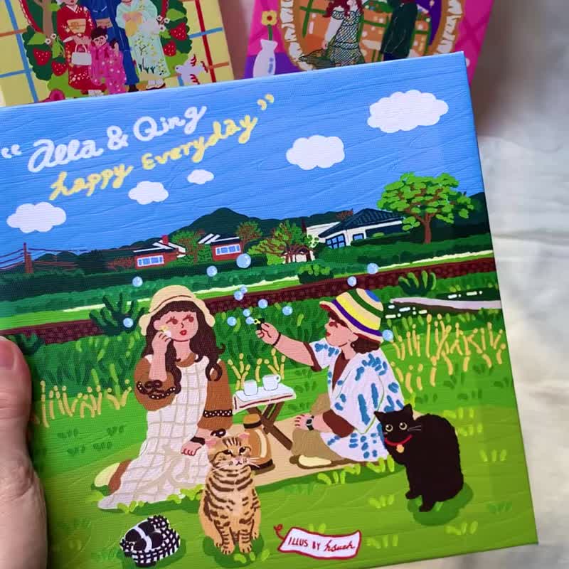 【原图款】定制插画-此为数位商品 请与画框一并选购 - 订制画像 - 其他材质 