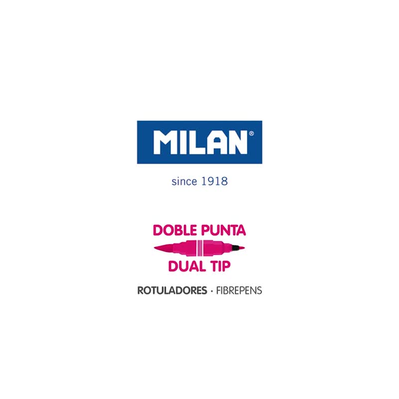 MILAN可水洗双头艺术彩绘笔24色_铁盒精装 - 其他书写用品 - 塑料 多色