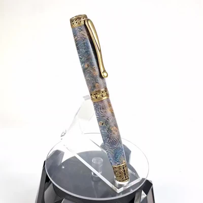 稳定木钢珠笔 /手工钢珠笔/KOBE 手工笔 - 钢珠笔 - 木头 多色