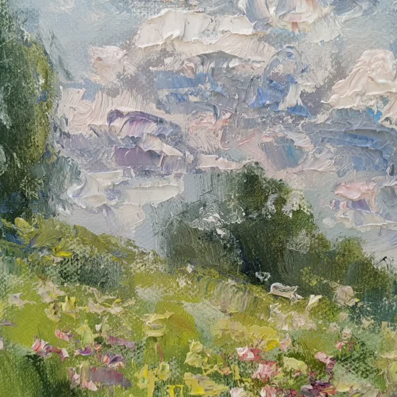 云画田野艺术品自然风景原创艺术印象派 - 海报/装饰画/版画 - 其他材质 多色