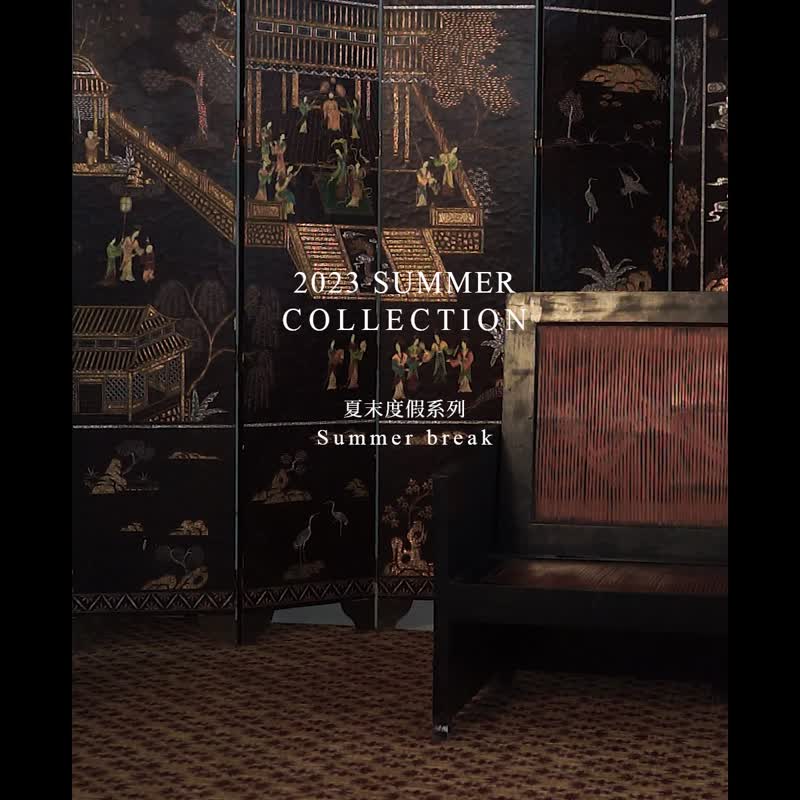 RIMLESS无边 原创设计轻盈感网纱刺绣波光流苏无袖上衣 - 女装 T 恤 - 其他材质 