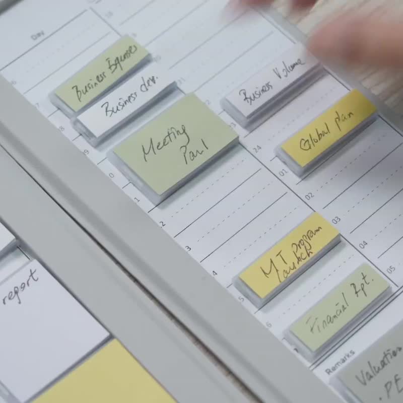 【Organizer系列】MoverPad: 轻便版 两页磁力整理本 - 笔记本/手帐 - 人造皮革 蓝色