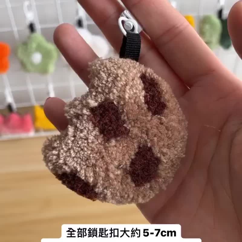 毛绒绒匙扣 - 钥匙链/钥匙包 - 棉．麻 多色