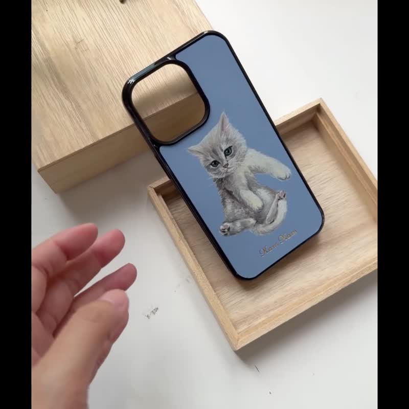 定制化  iPhone手机壳 宠物 手绘皮革 - 手机壳/手机套 - 真皮 多色