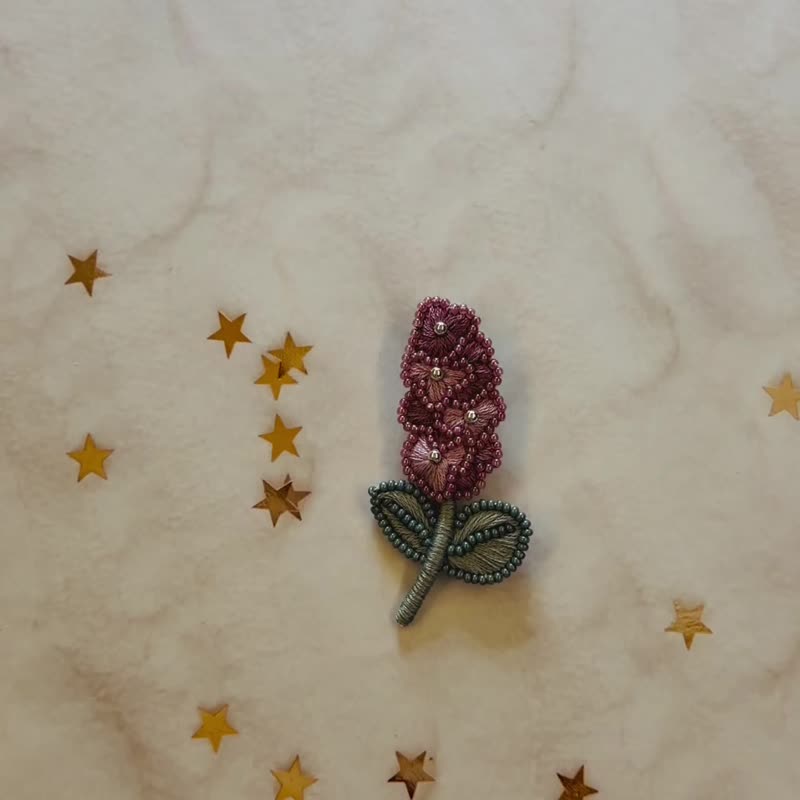 珠绣-雏菊胸针 - 胸针 - 其他材质 