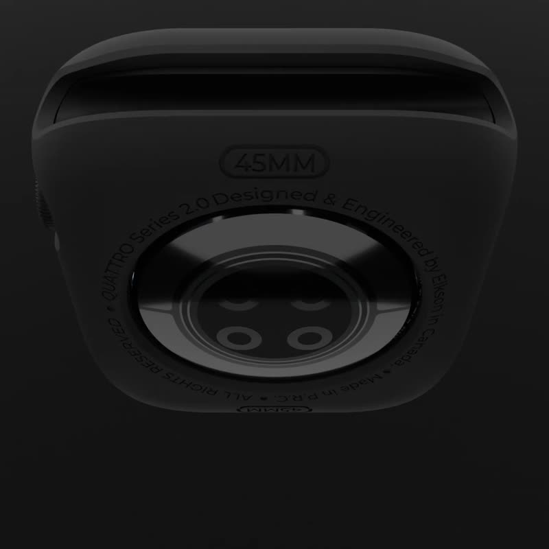 AppleWatch S9/8/7 Quattro 2.0军规级防水耐震保护壳44/45mm - 表带 - 环保材料 