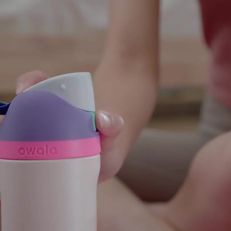 Owala | Freesip 美国进口不锈钢弹盖+可拆式吸管弹盖水壶480ml - 保温瓶/保温杯 - 不锈钢 多色