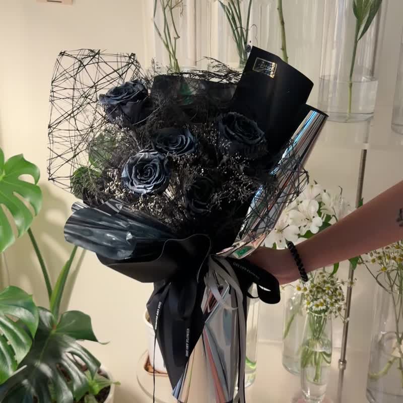 DAY OFF顶级厄瓜多尔尔永生玫瑰 日本进口不凋花玫瑰 情人节花束 告白 - 干燥花/捧花 - 植物．花 