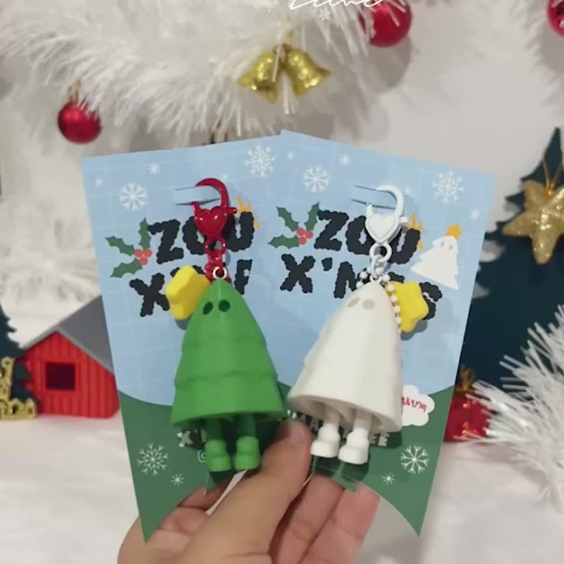 Zou X'mas 7 cm-绿体红鞋/圣诞模特儿模型7cm绿体红鞋 - 摆饰 - 塑料 绿色