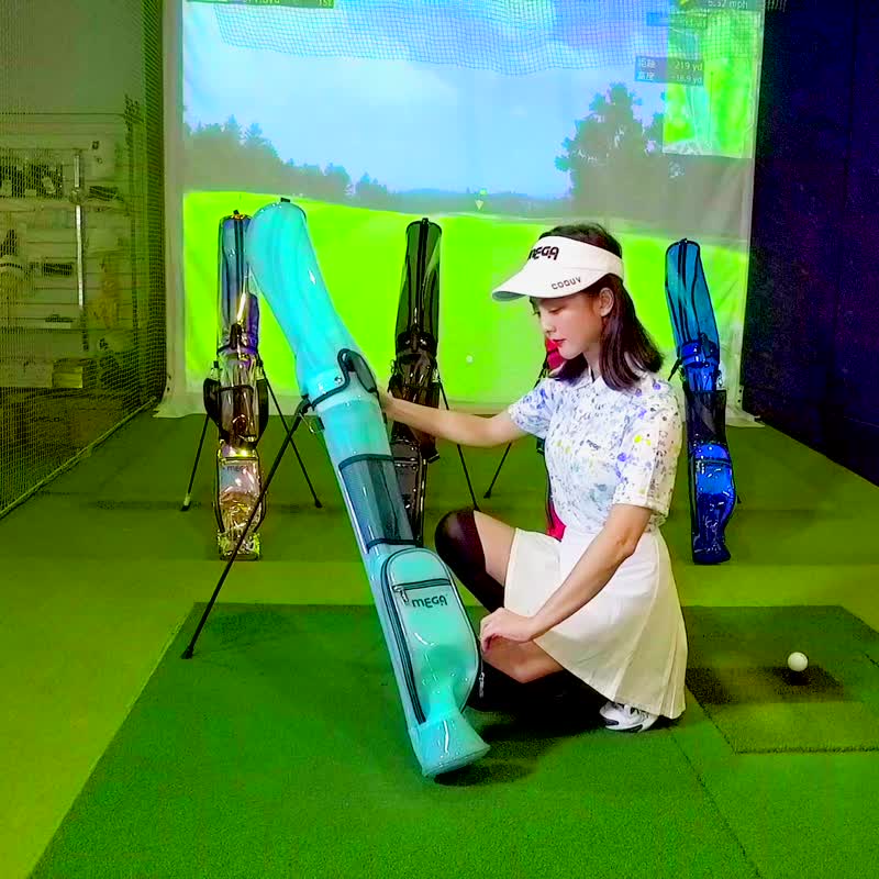 【MEGA GOLF】超透系果冻高尔夫脚架袋 超美球袋高尔夫练习场必备 - 运动配件 - 防水材质 多色