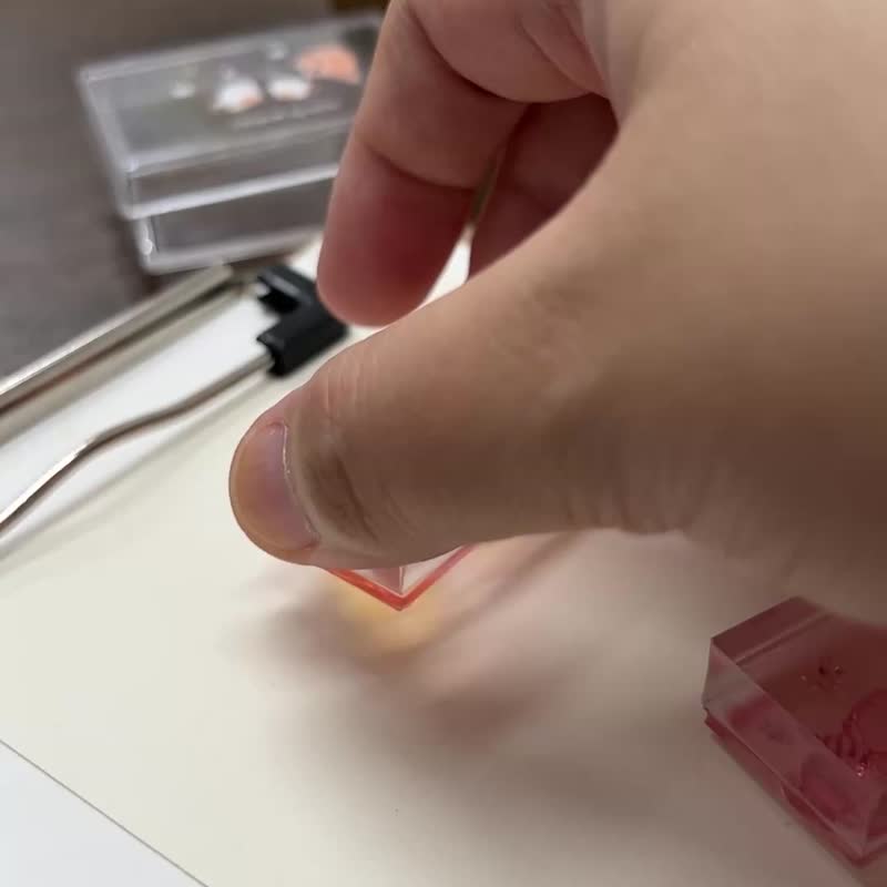 一对小鸟 | 套色印章组 - 印章/印台 - 塑料 咖啡色