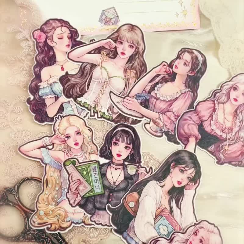 女孩系列 - 贴纸 - 纸 