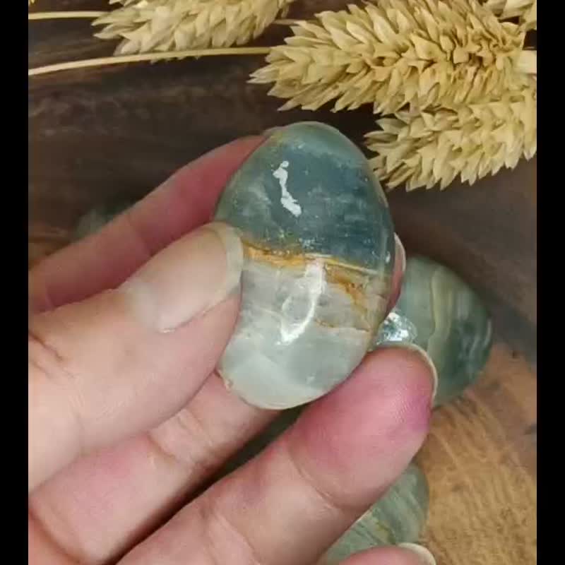 蓝安力士Blue Onyx滚石/矿石/水晶/脉轮石/疗愈石 - 其他 - 水晶 